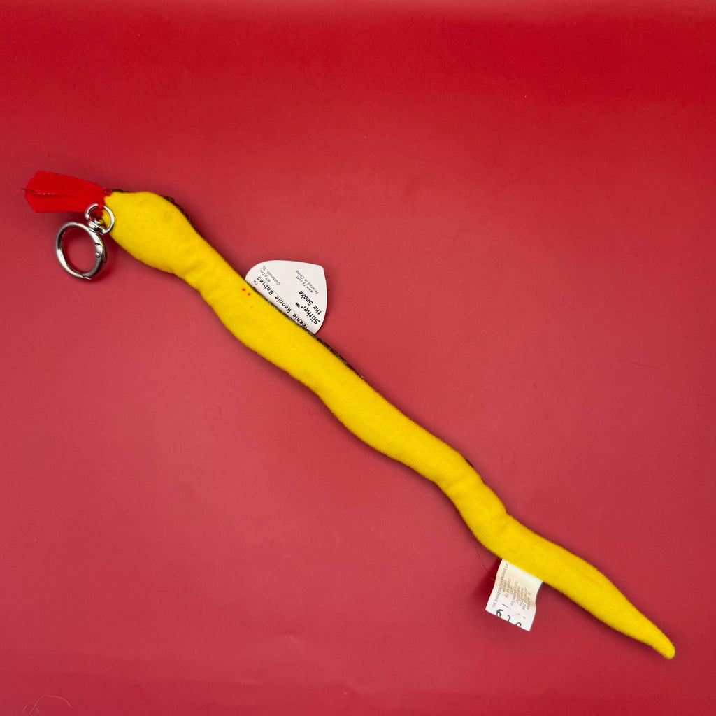 Vintage Teenie Beanie Baby Slither the Snake Plush Bag Charm