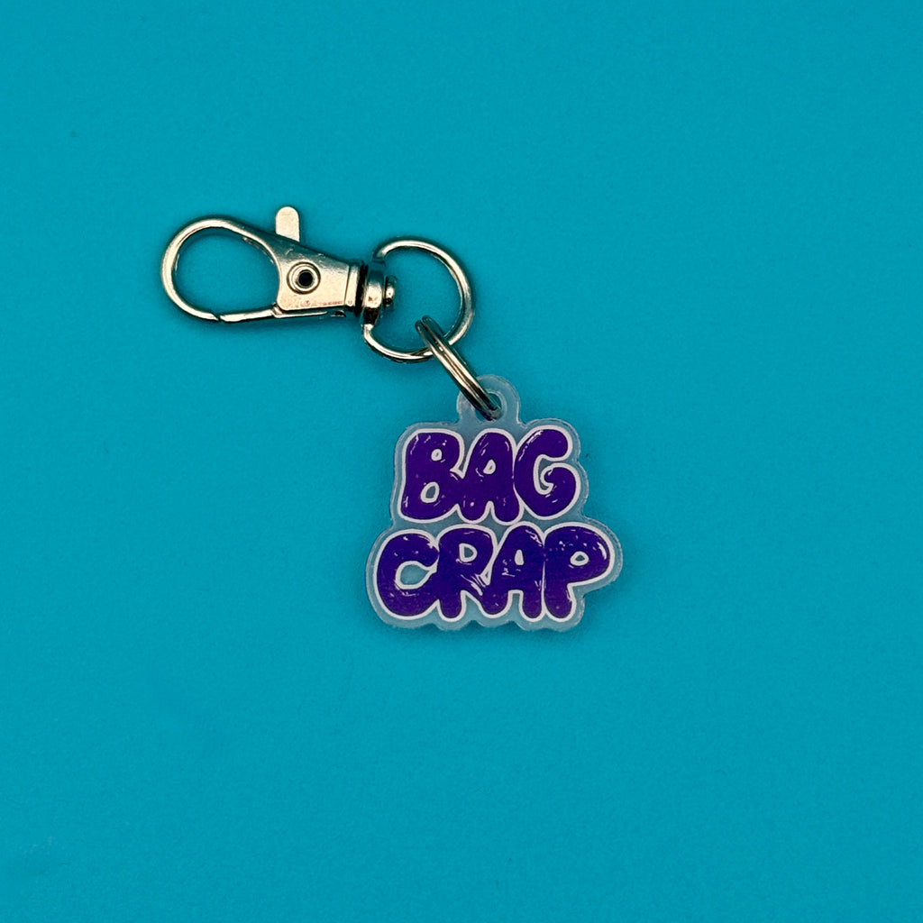 Bag Crap Signature 1” Mini Tag Charm