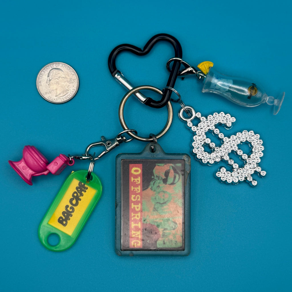 Vintage Mini Pink Toilet + The Offspring Charm Pack