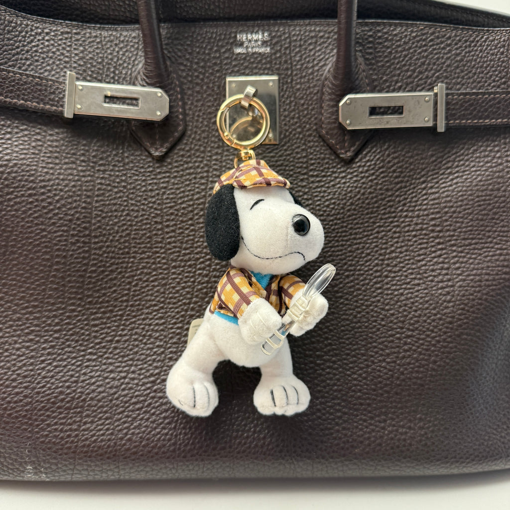 5” Vintage Detective Snoopy Plush Bag Charm