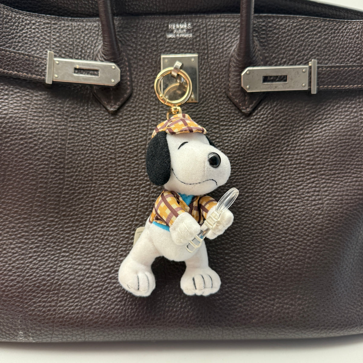 Detective Snoopy Plush   - RARE - snoopy rar peanuts vintage keychain vintage charms for bag nostalgia vintage keychains y2k collectible - Bag Crap
