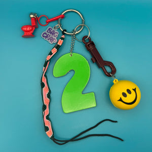 One-of-One     Set — Smile Face - vintage bag charm packs nostalgia vintage y2k vintage keychain vintage charms for bag nostalgia vintage keychains y2k collectible - Bag Crap