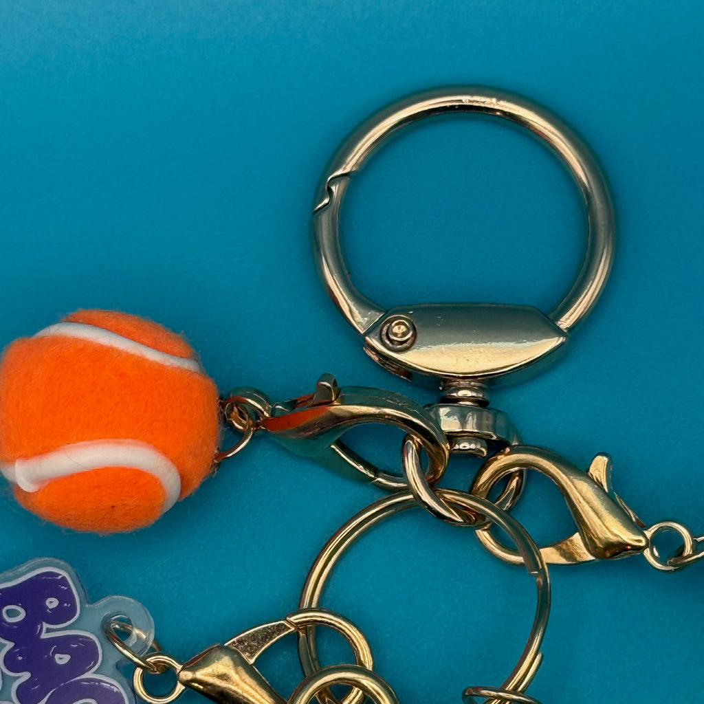One-of-One Vintage Keychain Bag Charm Set — Etch-a-Sketch