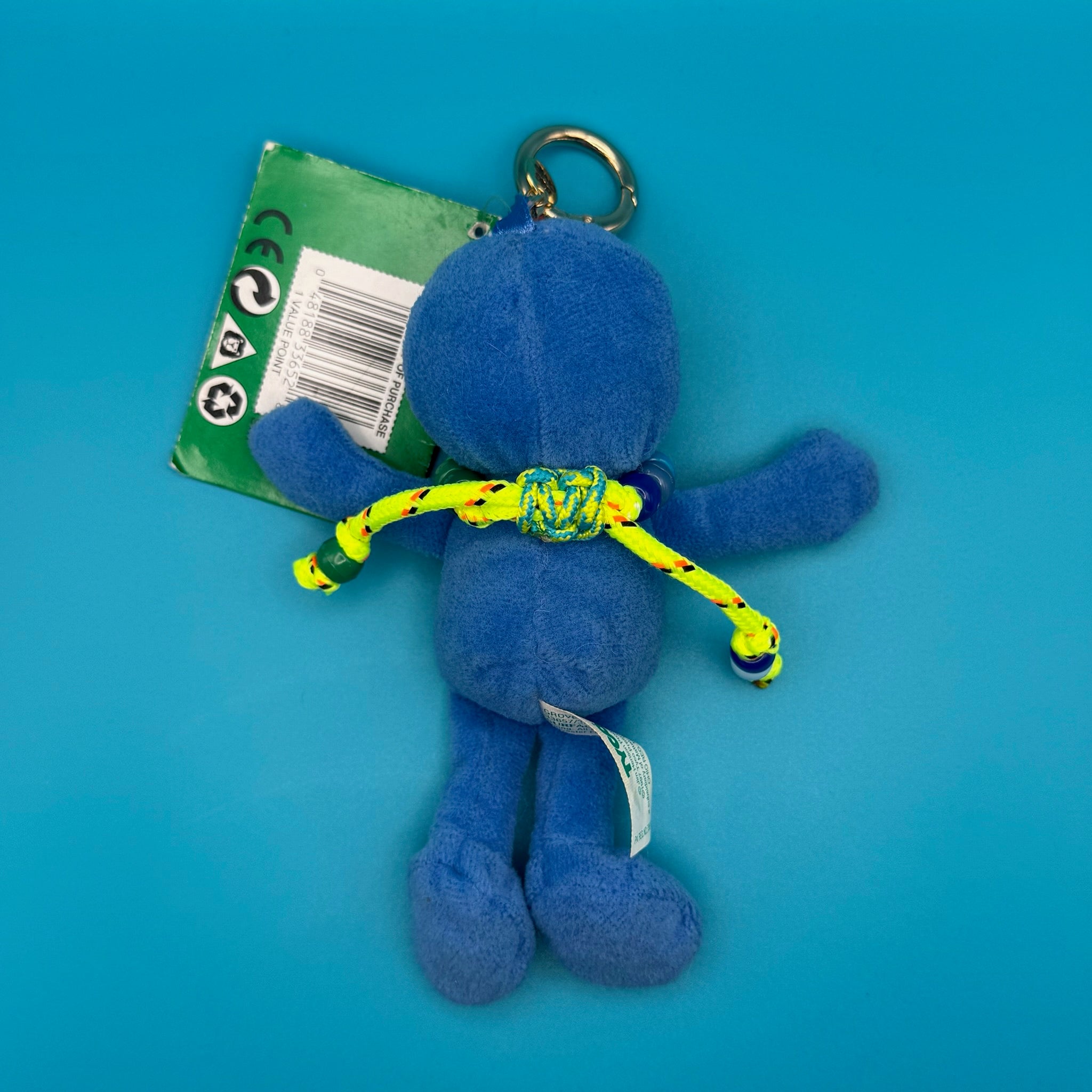 Grover Plush   - Heart Necklace -  vintage keychain vintage charms for bag nostalgia vintage keychains y2k collectible - Bag Crap