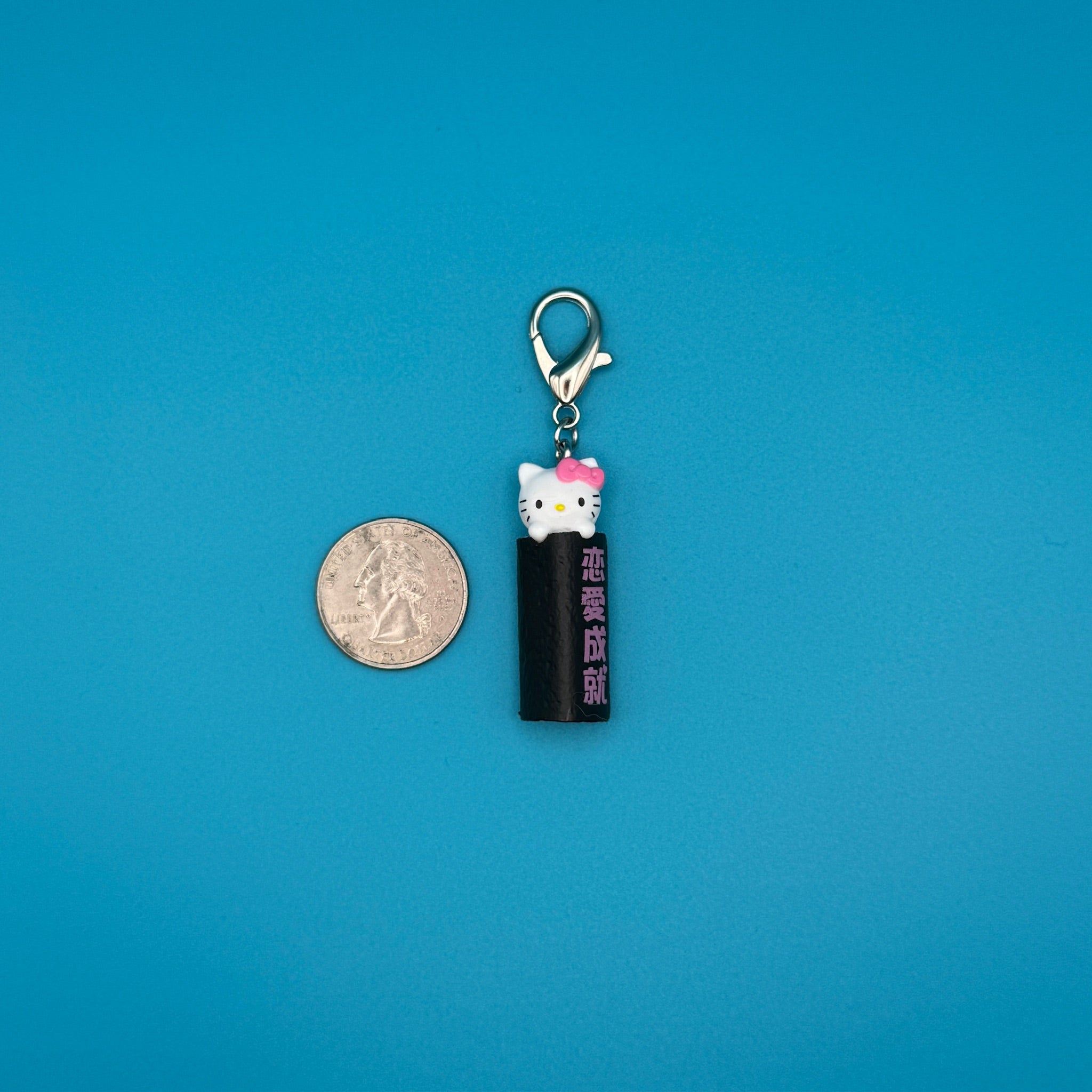 Hello Kitty Sushi Roll Mini  s - hello kitty sanrio japan kawaii rare vintage keychain vintage charms for bag nostalgia vintage keychains y2k collectible - Bag Crap