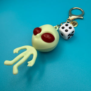 Retro Alien - vintage bag charm packs nostalgia vintage y2k vintage keychain vintage charms for bag nostalgia vintage keychains y2k collectible - Bag Crap