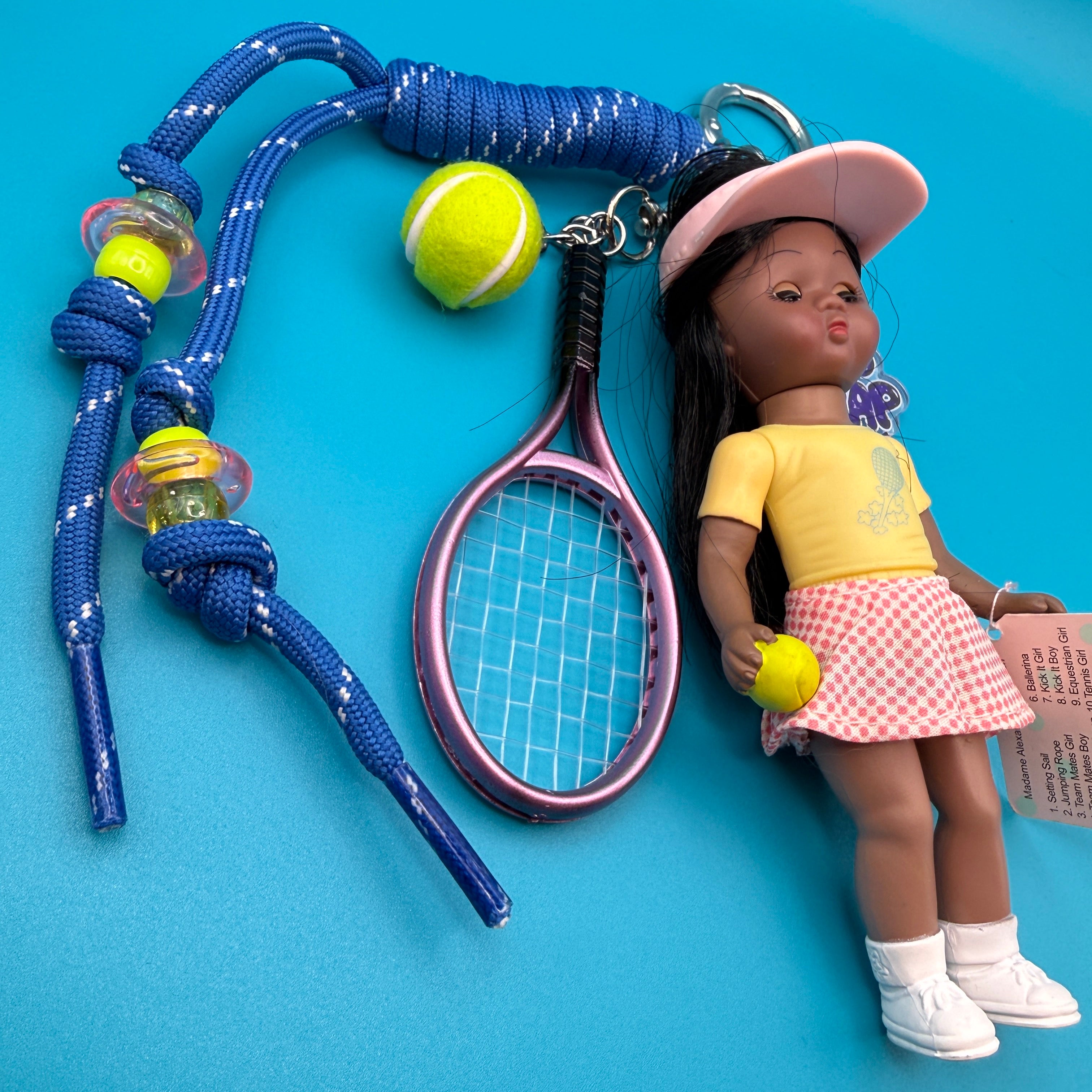 Madame Alexander Tennis Doll    Pack - vintage bag charm packs nostalgia vintage y2k vintage keychain vintage charms for bag nostalgia vintage keychains y2k collectible - Bag Crap