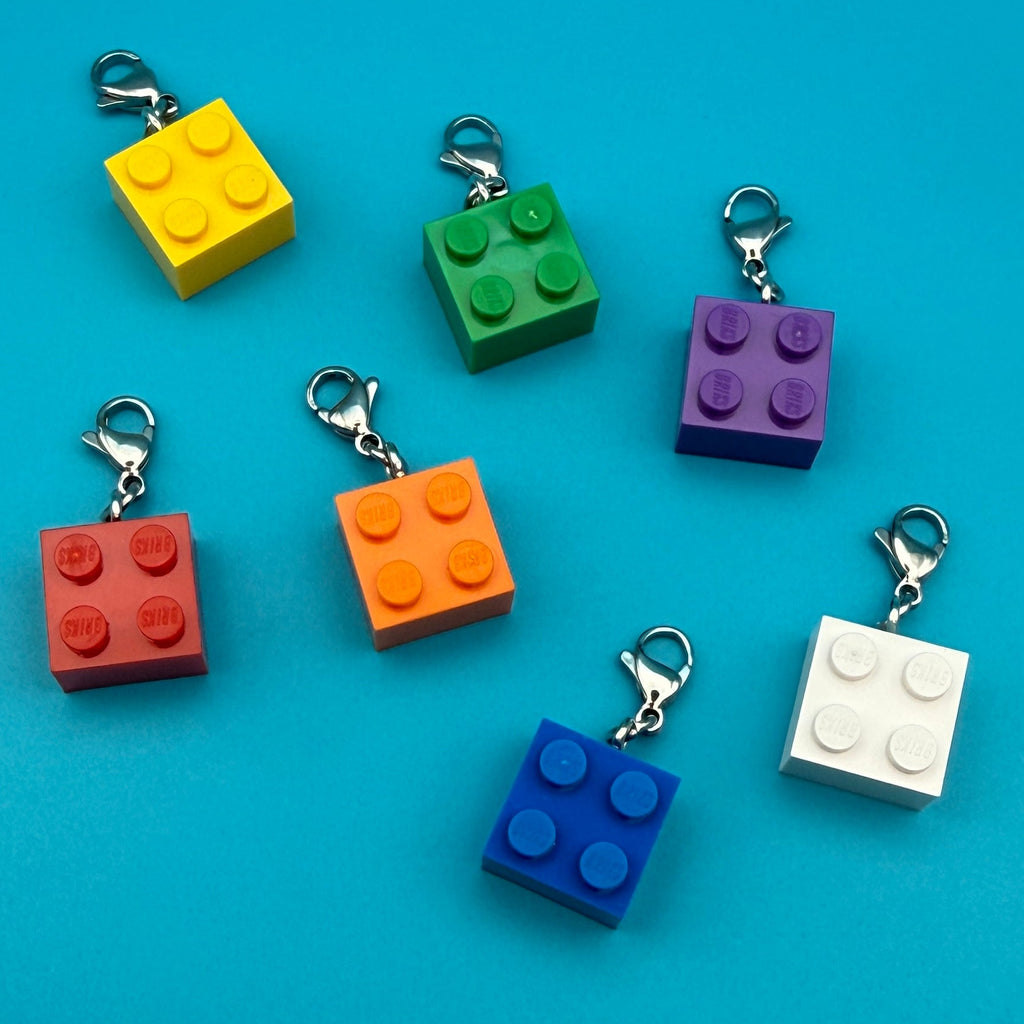 Mini Lego Brick Pendant Bag Charms: You Pick