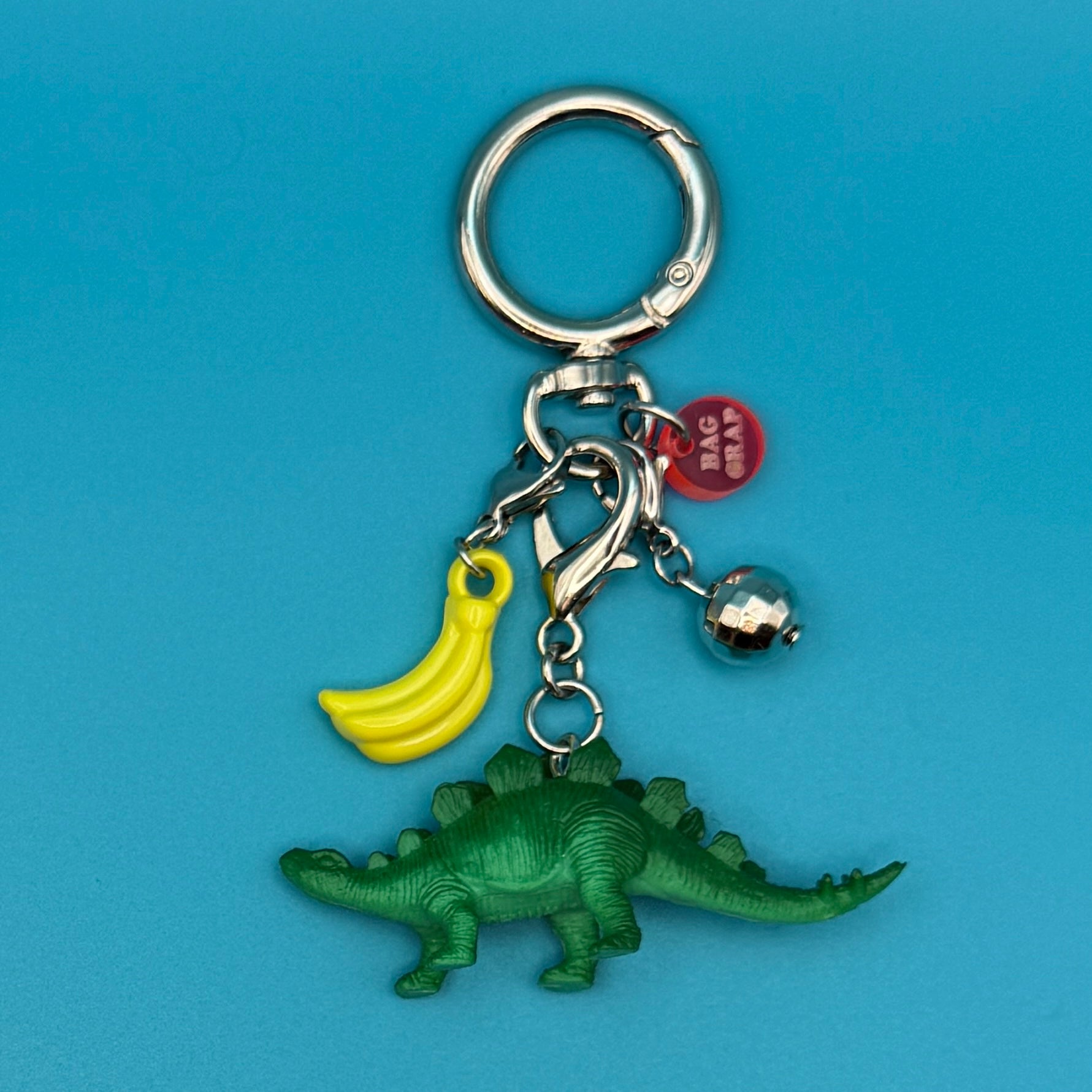Mini Disco Banana Dinosaur    Sets - vintage bag charm packs nostalgia vintage y2k vintage keychain vintage charms for bag nostalgia vintage keychains y2k collectible - Bag Crap