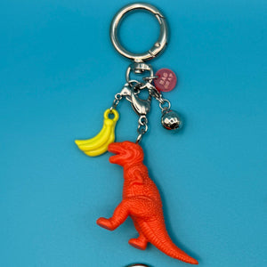 Mini Disco Banana Dinosaur    Sets - vintage bag charm packs nostalgia vintage y2k vintage keychain vintage charms for bag nostalgia vintage keychains y2k collectible - Bag Crap