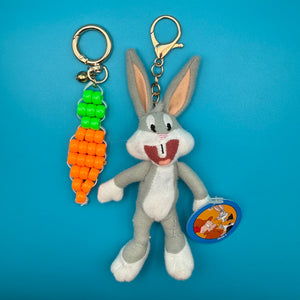 Bugs Bunny Beaded Carrot    Pack - vintage bag charm packs nostalgia vintage y2k vintage keychain vintage charms for bag nostalgia vintage keychains y2k collectible - Bag Crap