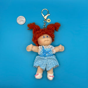 90s Mini Cabe Patch Doll -  vintage keychain vintage charms for bag nostalgia vintage keychains y2k collectible - Bag Crap
