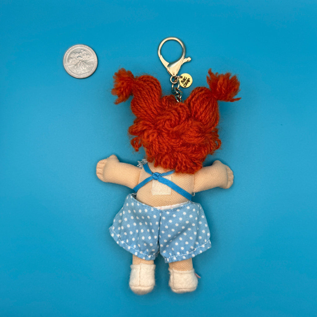 Vintage 90s Mini Cabbage Patch Doll Bag Charm Keychain