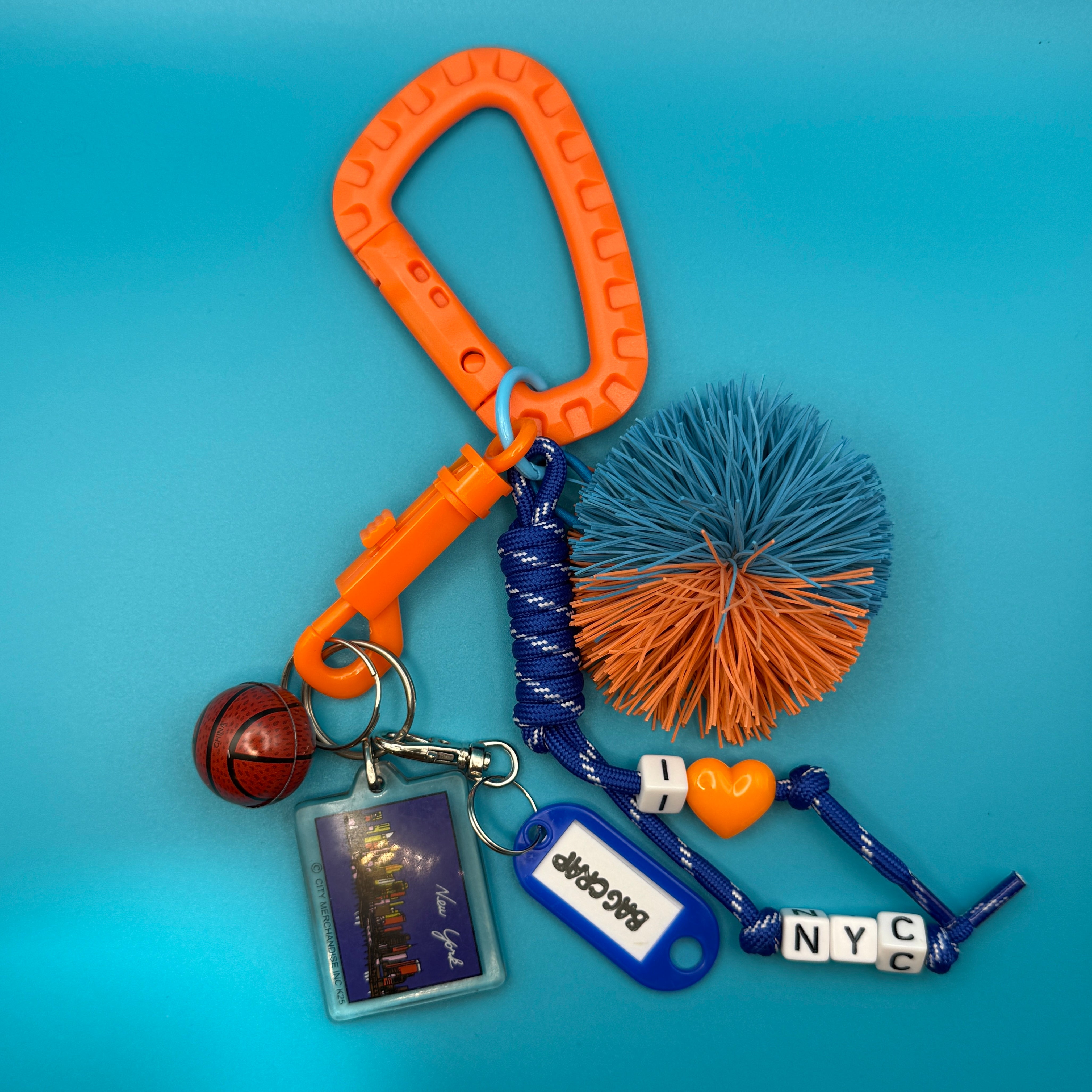 I Love New York Knicks   +   Packs - vintage bag charm packs nostalgia vintage y2k vintage keychain vintage charms for bag nostalgia vintage keychains y2k collectible - Bag Crap