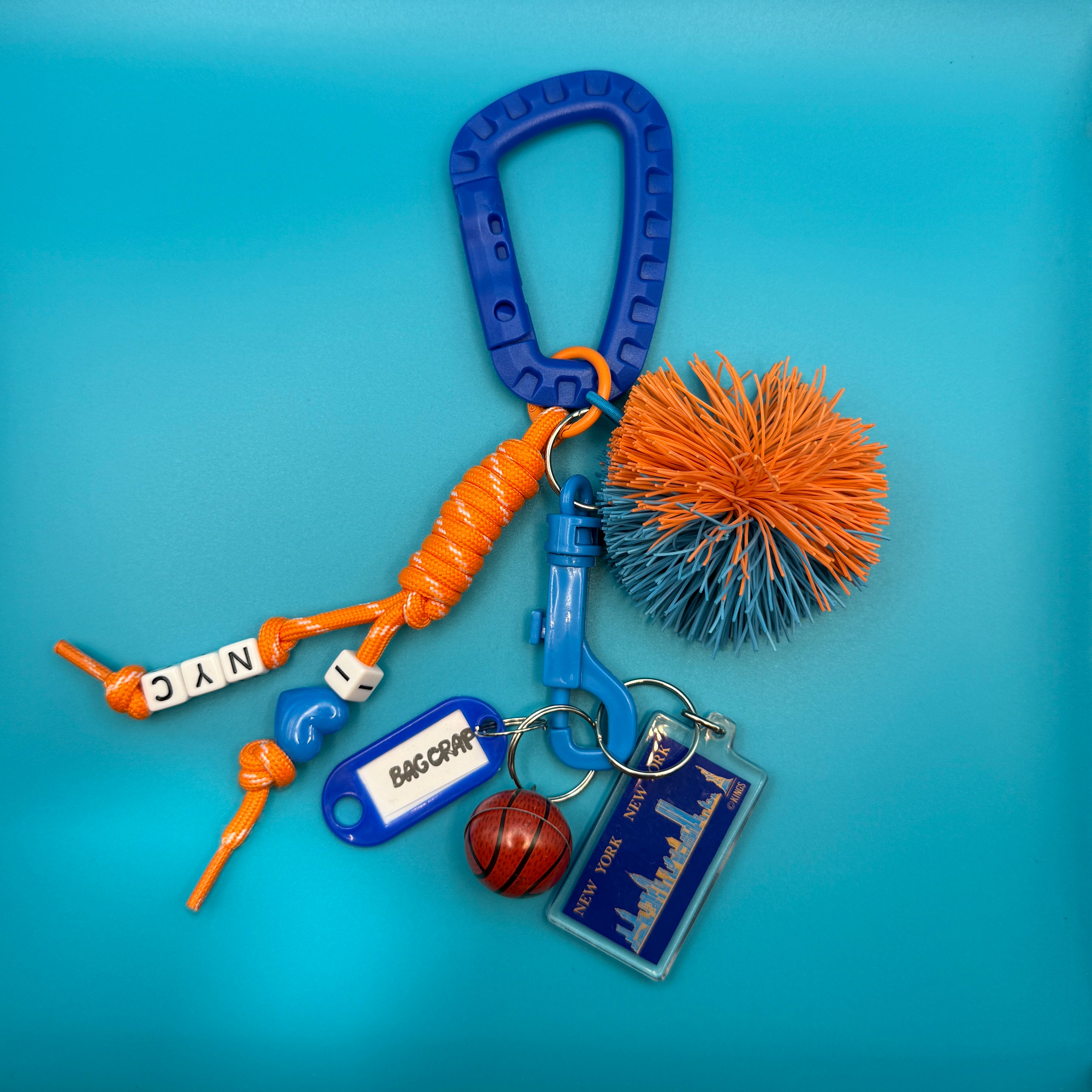 I Love New York Knicks   +   Packs - vintage bag charm packs nostalgia vintage y2k vintage keychain vintage charms for bag nostalgia vintage keychains y2k collectible - Bag Crap