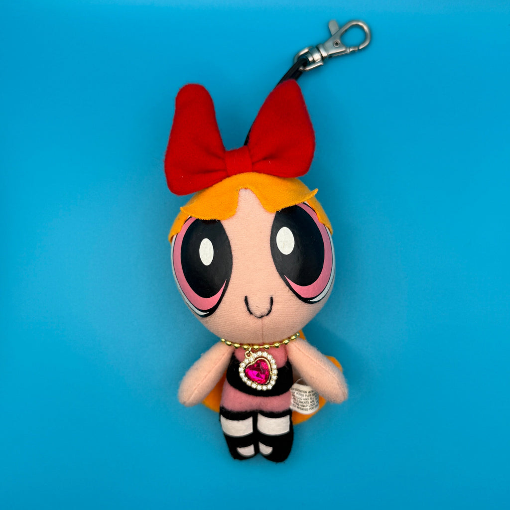 Vintage Y2K Blossom Powerpuff Girls Plush Keychain
