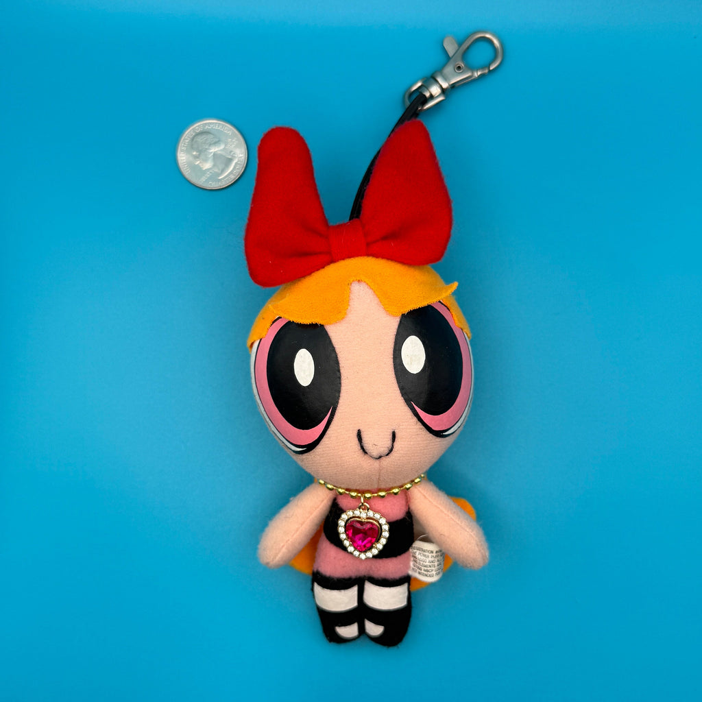 Vintage Y2K Blossom Powerpuff Girls Plush Keychain