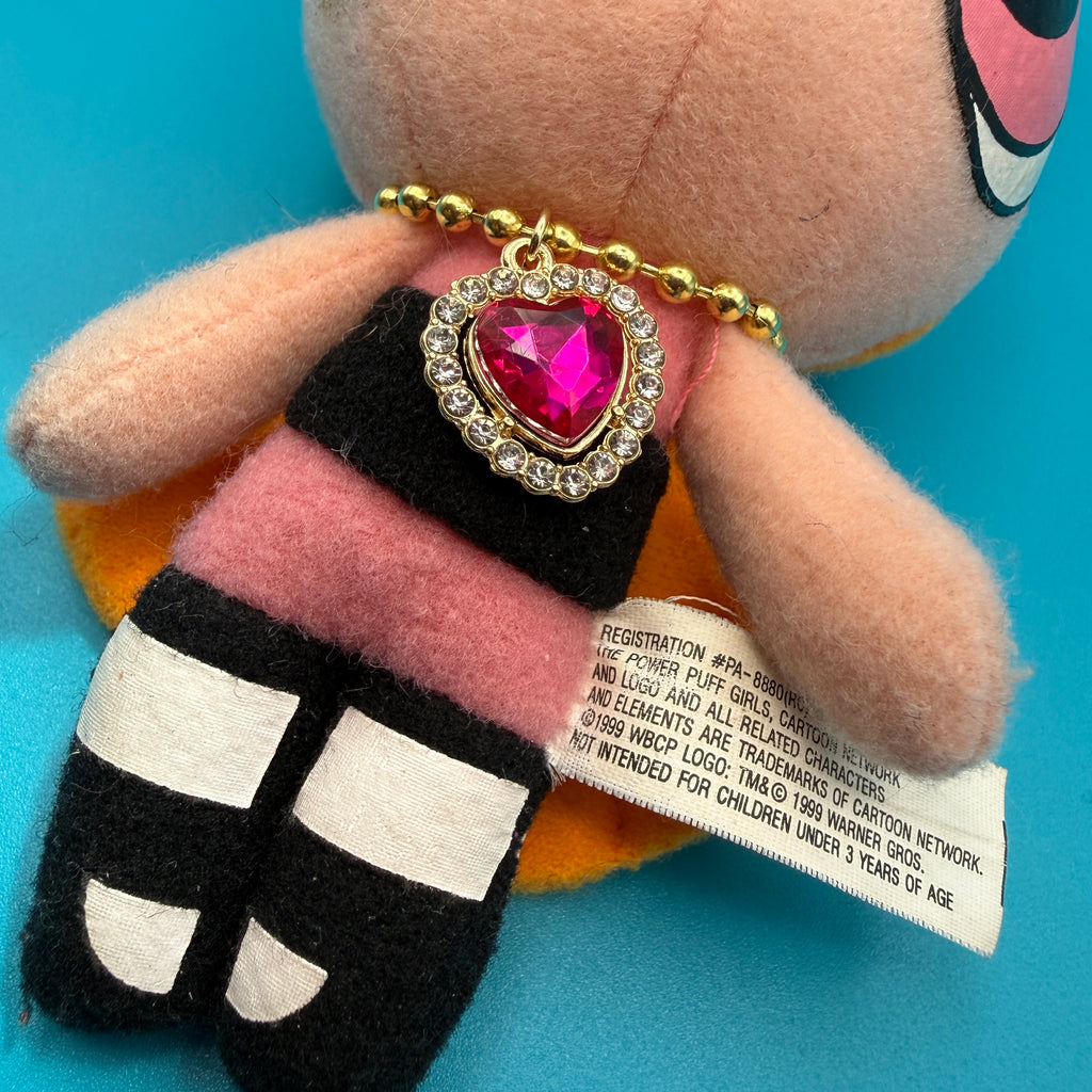 Vintage Y2K Blossom Powerpuff Girls Plush Keychain