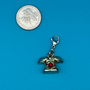 Turquoise & Ruby Red   s &  Drop - hello kitty sanrio japan kawaii rare vintage keychain vintage charms for bag nostalgia vintage keychains y2k collectible - Bag Crap