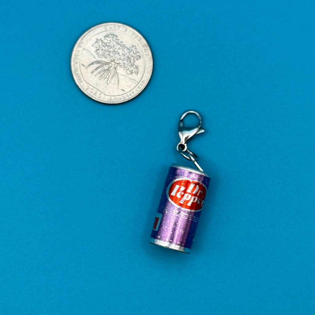 Turquoise & Ruby Red Vintage Bag Charms & Keychain Drop
