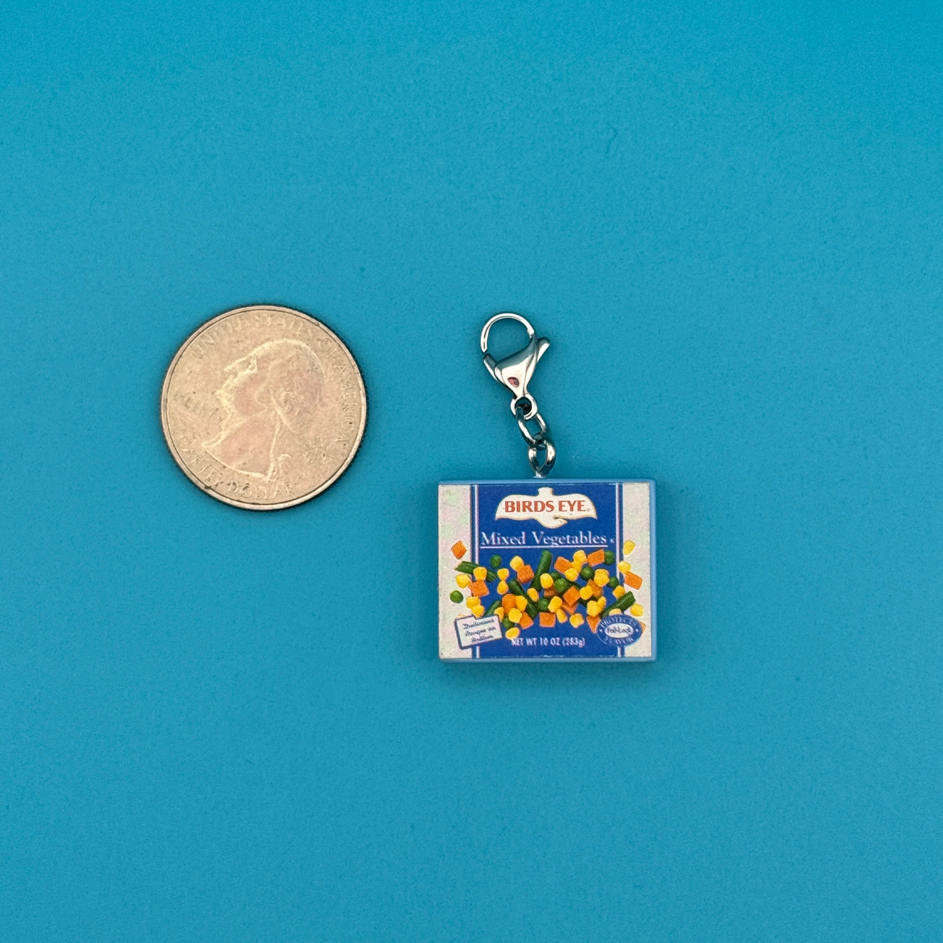 ‘90s Barbie Miniature Frozen Food  s - barbie doll toy pink rare vintage keychain vintage charms for bag nostalgia vintage keychains y2k collectible - Bag Crap