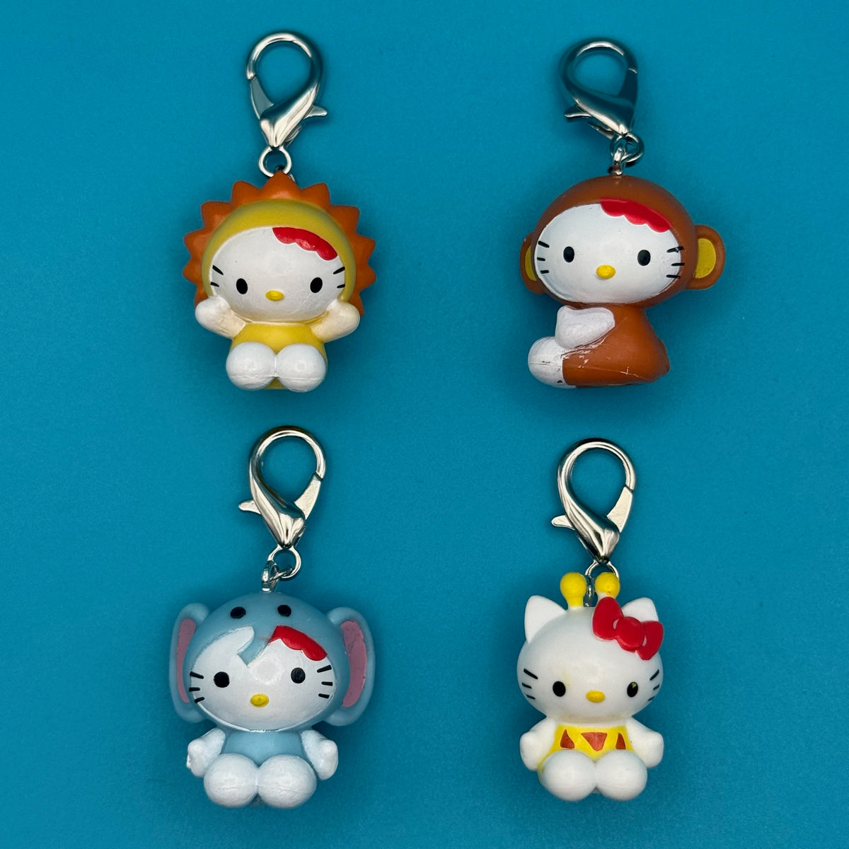 Vintage Y2K Hello Kitty Mini Animal Costume Charms
