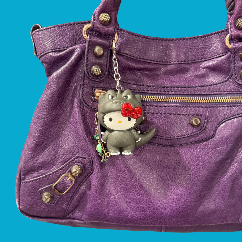 BEDAZZLED Hello Kitty Godzilla McDonald’s Happy Meal Charm