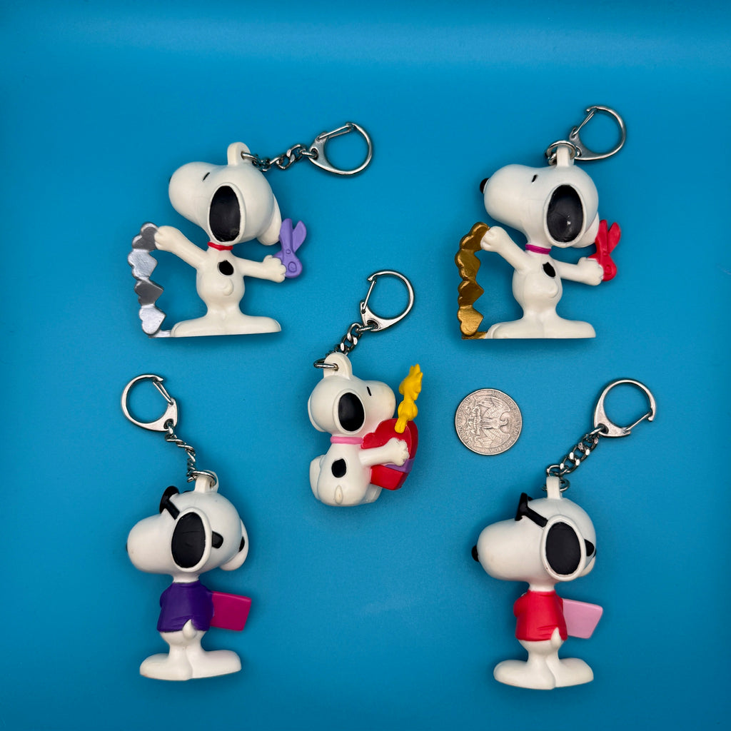 Vintage Valentine Snoopy Bag Charms: You Pick