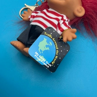 SALE:  Troll Doll  : Lucky France - troll charms troll keychains vintage keychain vintage charms for bag nostalgia vintage keychains y2k collectible - Bag Crap