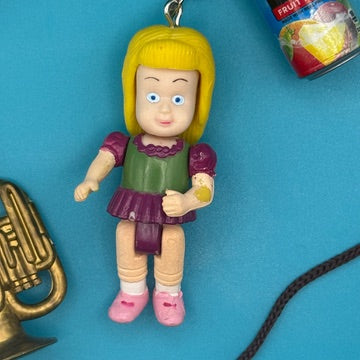 One-of-One Vintage Keychain Bag Charm Pack — Pink Troll Doll