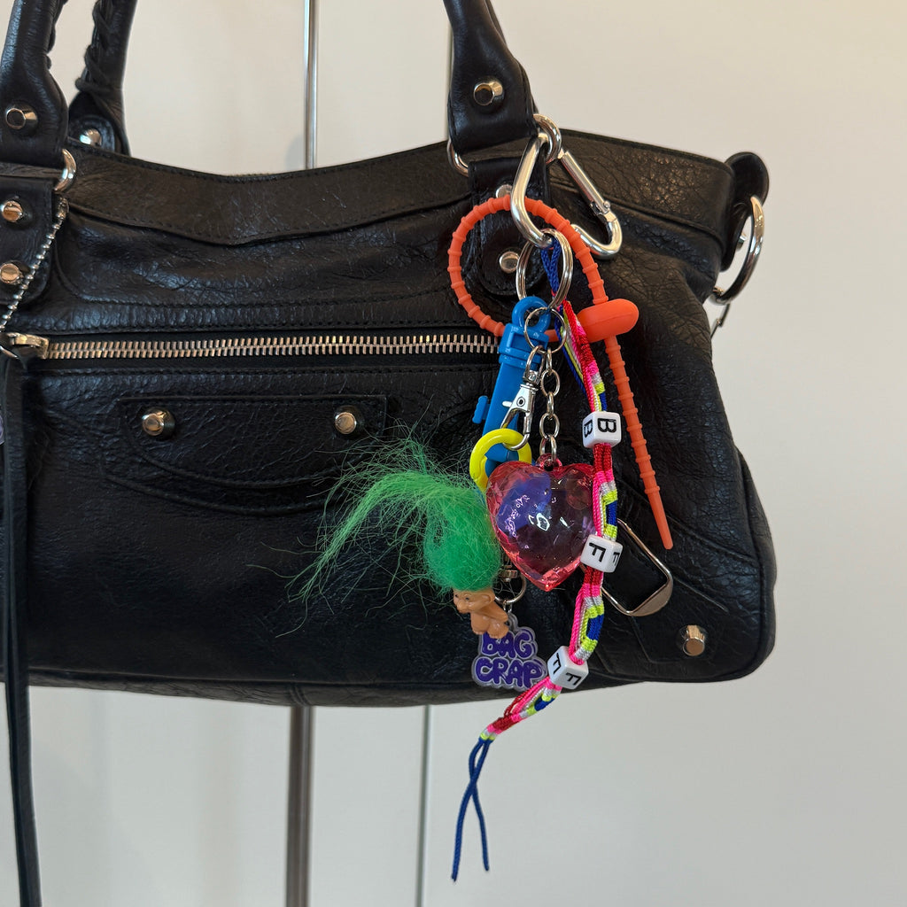 2 Pc Set: BFF Trolls Keychain Bag Charm Packs