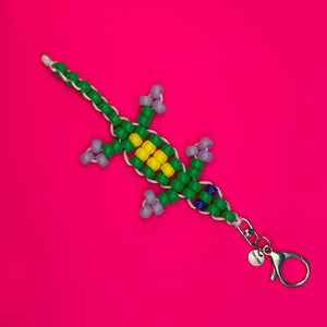 Bag Crap - Small Bead Buddy Lizard Bag Charms - Pastels