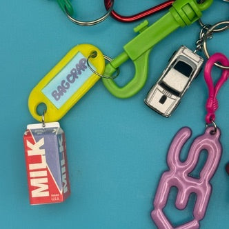 One-of-One Vintage Keychain Bag Charm Set — Tasmanian Devil