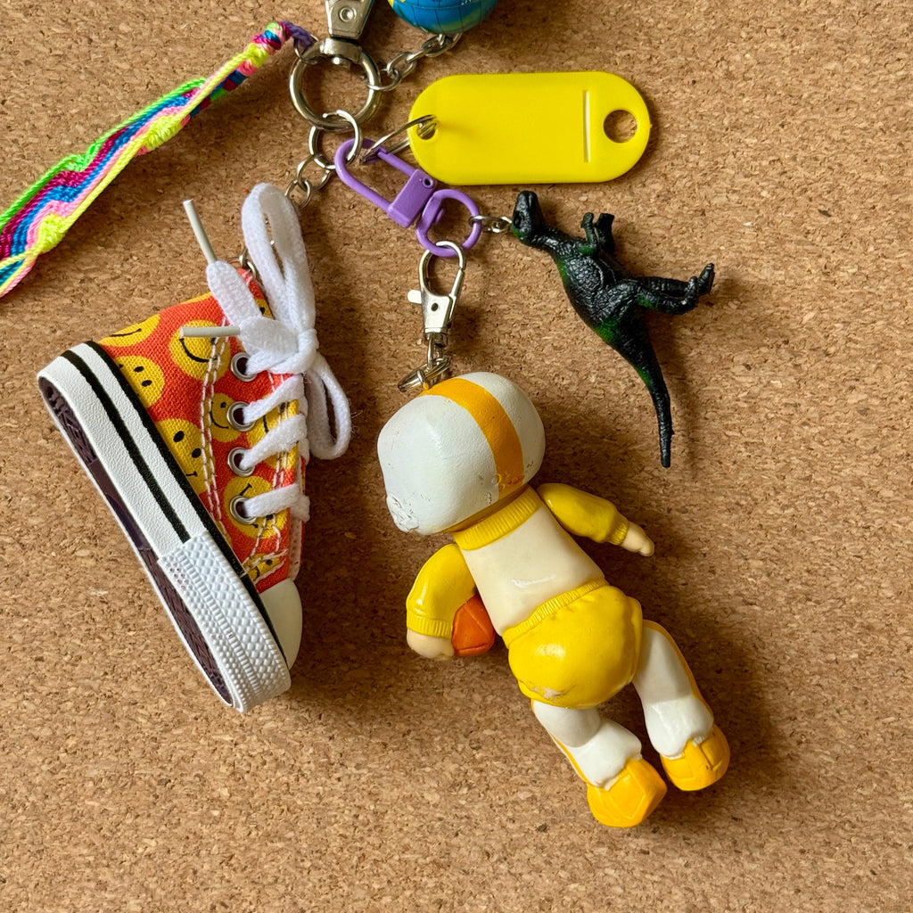 Vintage 80s Cabbage Patch Kids Bag Charm Keychain Pack