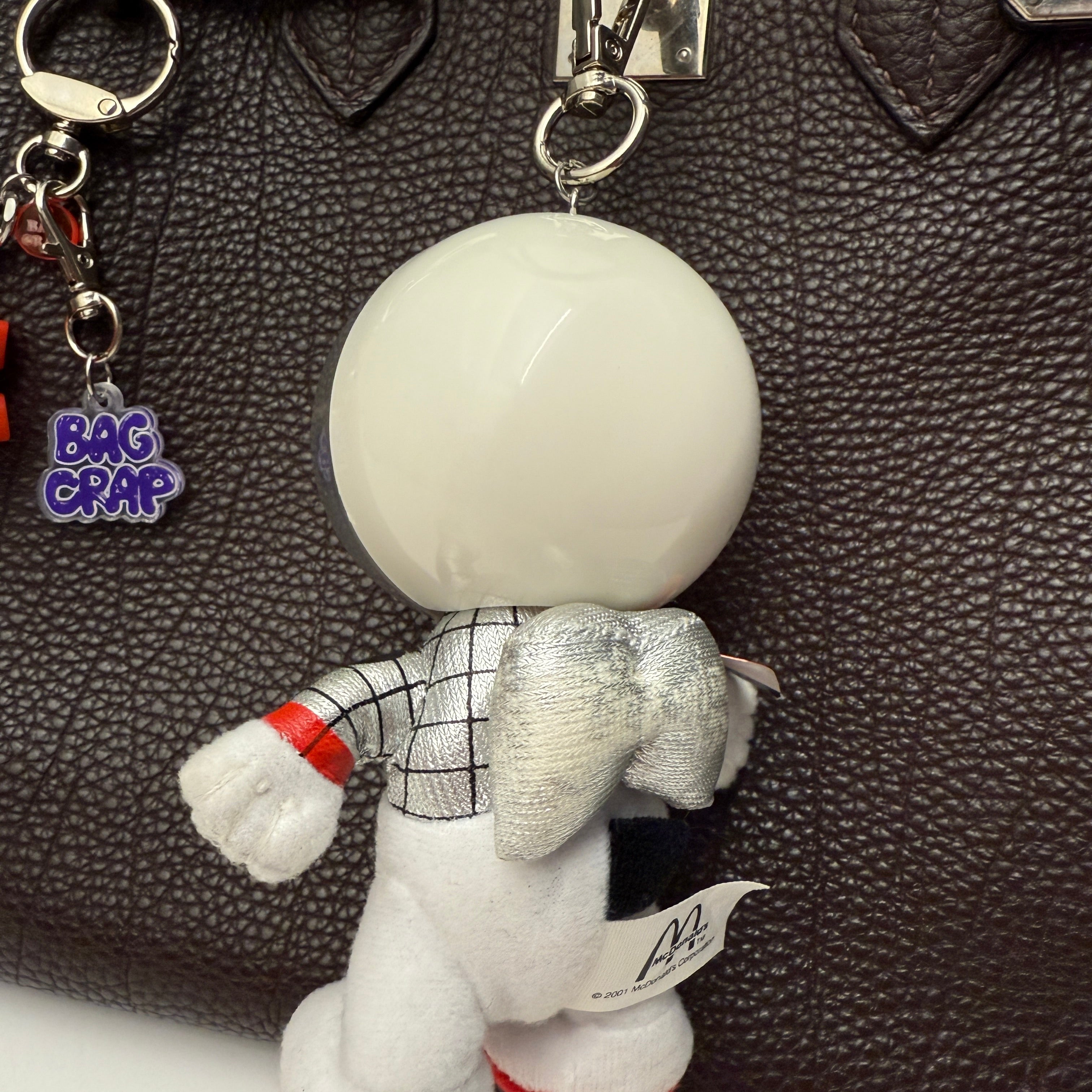 Snoopy Astronaut Plush   - RARE - snoopy rar peanuts vintage keychain vintage charms for bag nostalgia vintage keychains y2k collectible - Bag Crap