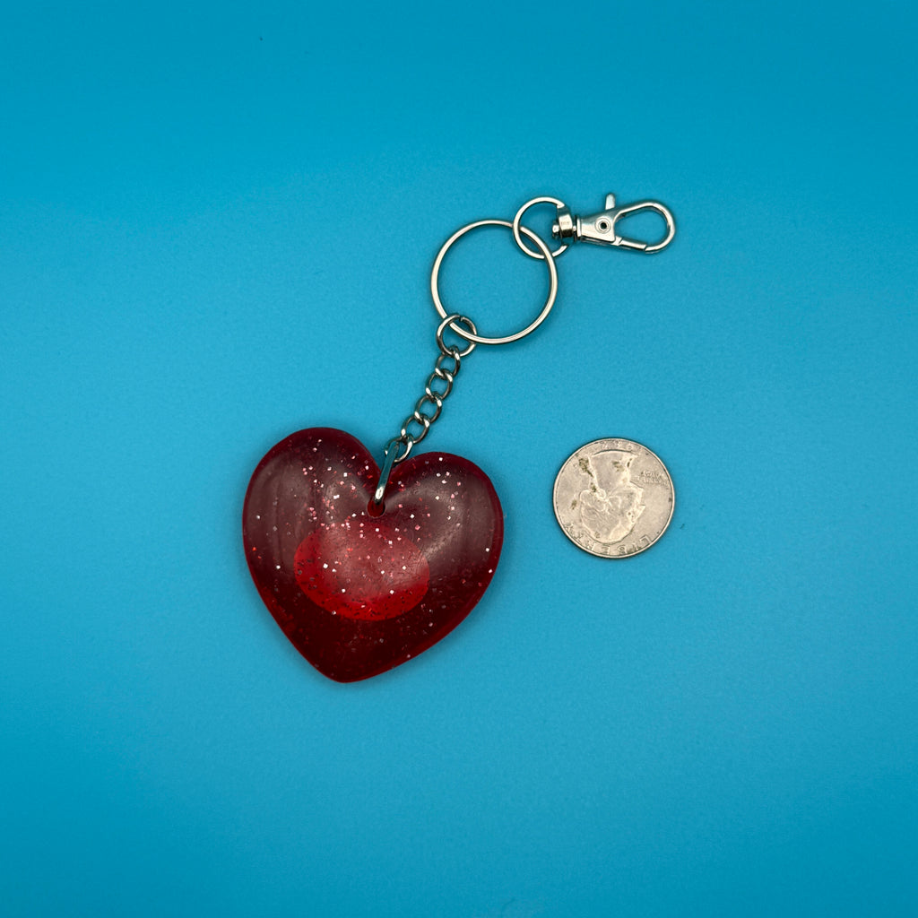 Vintage 1980s-2000s Valentines Keychains & Bag Charms: You Pick