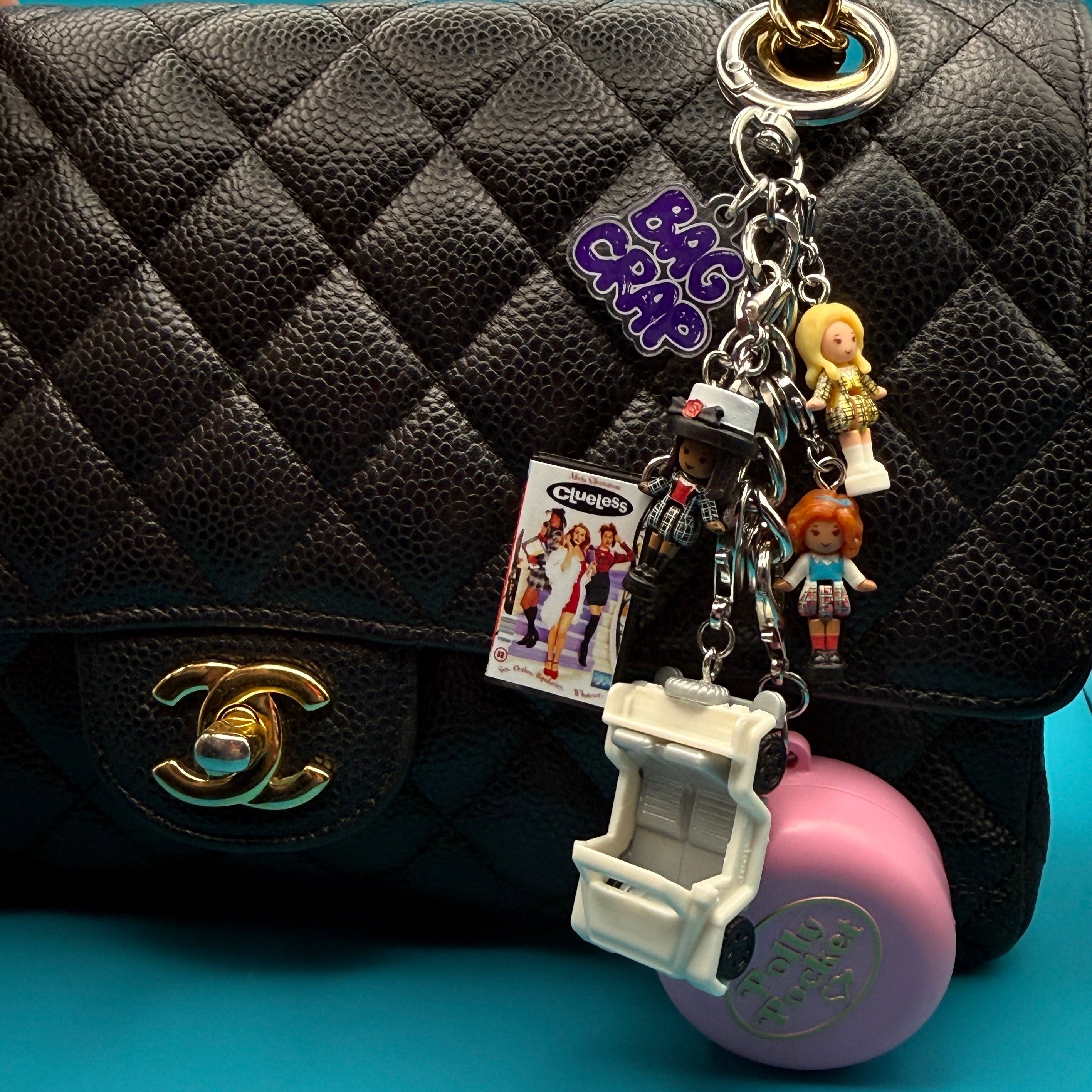 Clueless Polly Pocket Retro  : You Pick - vintage bag charm chains silver nostalgia vintage y2k vintage keychain vintage charms for bag nostalgia vintage keychains y2k collectible - Bag Crap