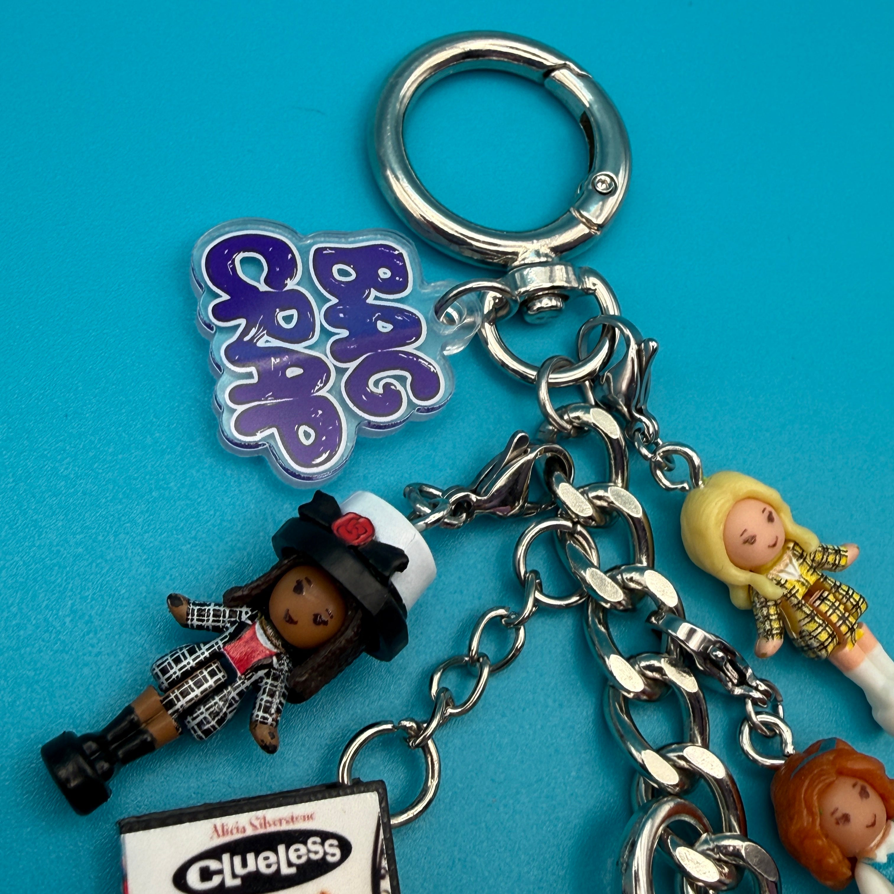 Clueless Polly Pocket Retro  : You Pick - vintage bag charm chains silver nostalgia vintage y2k vintage keychain vintage charms for bag nostalgia vintage keychains y2k collectible - Bag Crap