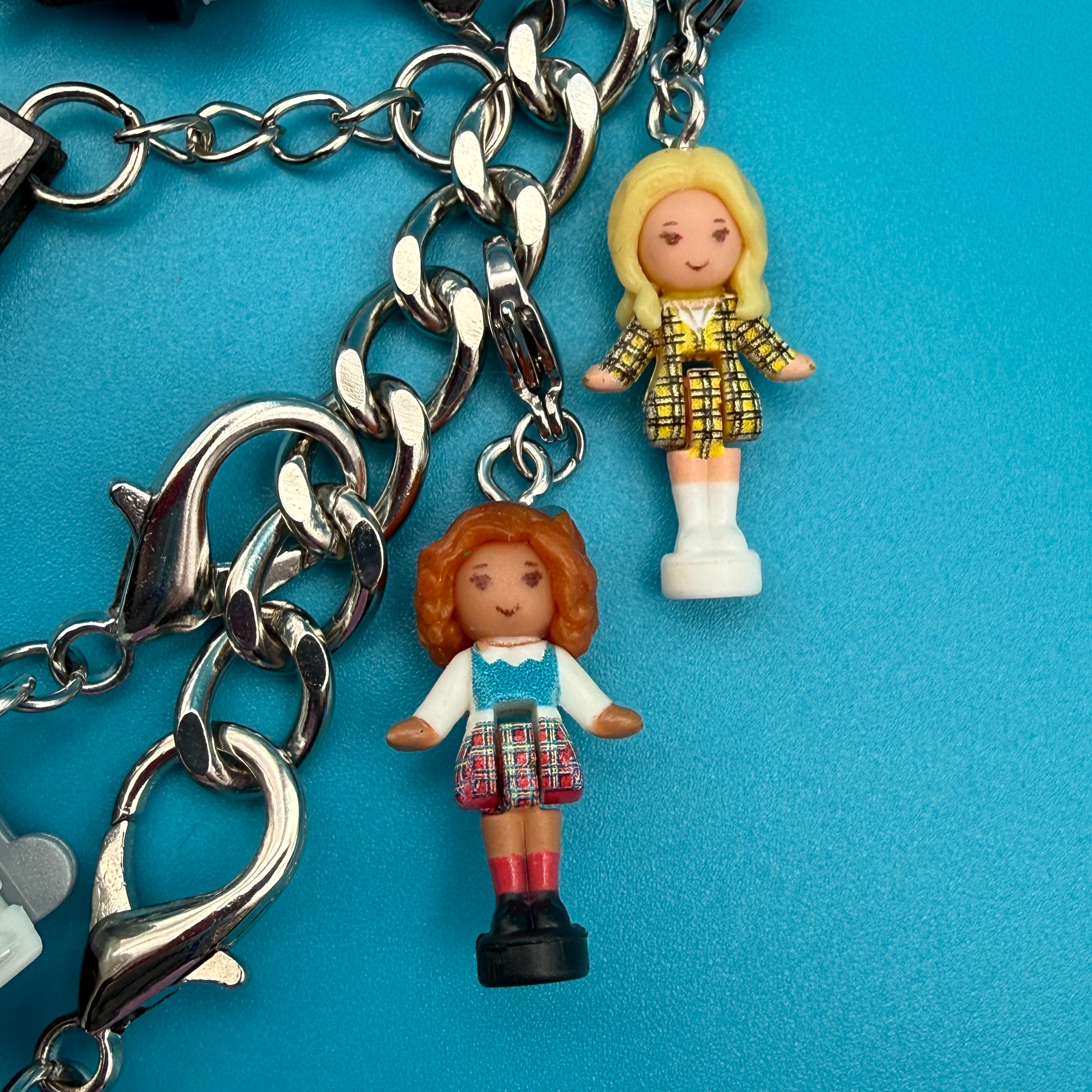 Clueless Polly Pocket Retro  : You Pick - vintage bag charm chains silver nostalgia vintage y2k vintage keychain vintage charms for bag nostalgia vintage keychains y2k collectible - Bag Crap