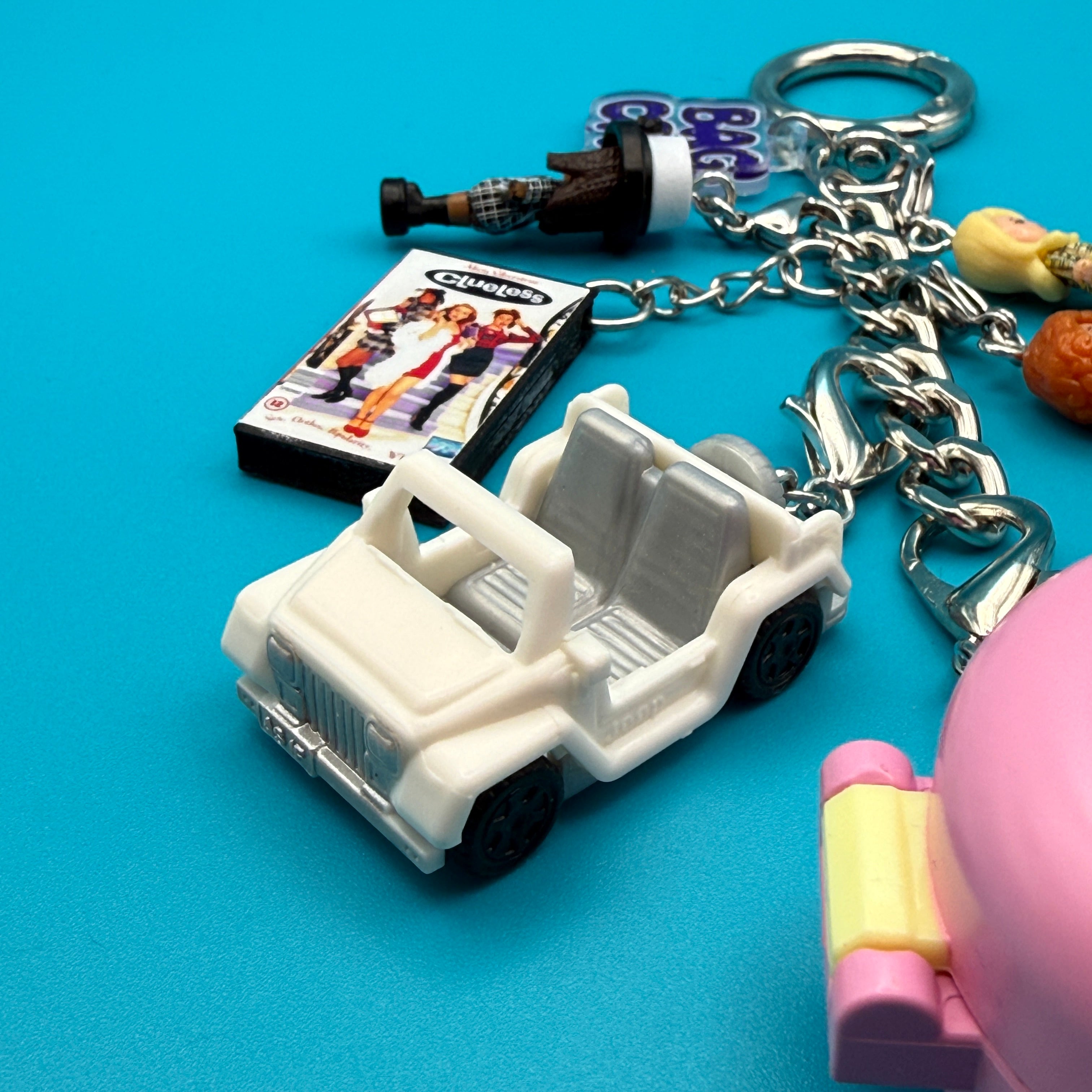 Clueless Polly Pocket Retro  : You Pick - vintage bag charm chains silver nostalgia vintage y2k vintage keychain vintage charms for bag nostalgia vintage keychains y2k collectible - Bag Crap