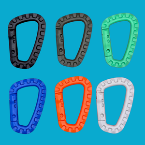 Colorful Thick Plastic Carabiner Clips - clips carabiners charms keychains bag designer vintage keychain vintage charms for bag nostalgia vintage keychains y2k collectible - Bag Crap