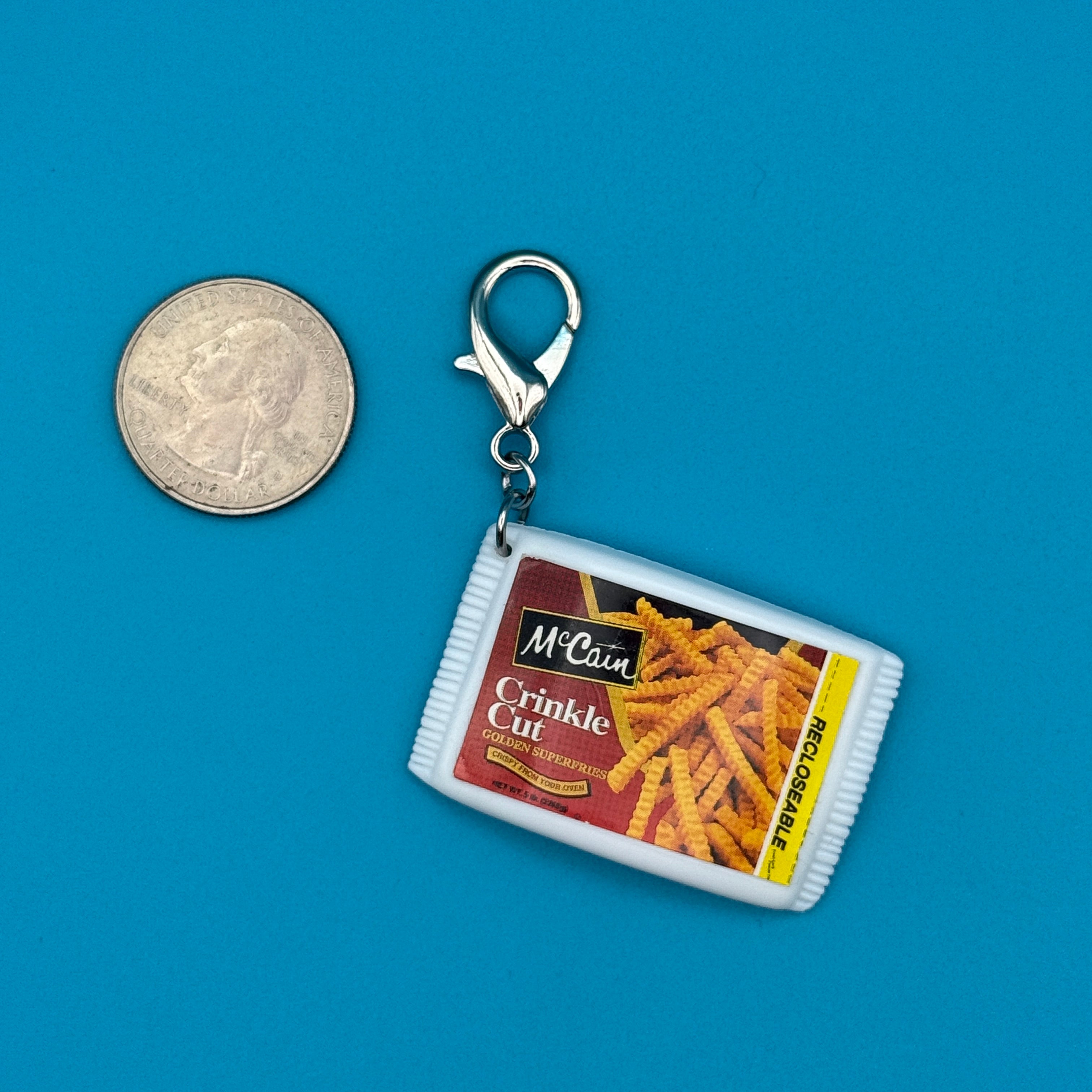 ‘90s Barbie Miniature Frozen Food  s - barbie doll toy pink rare vintage keychain vintage charms for bag nostalgia vintage keychains y2k collectible - Bag Crap