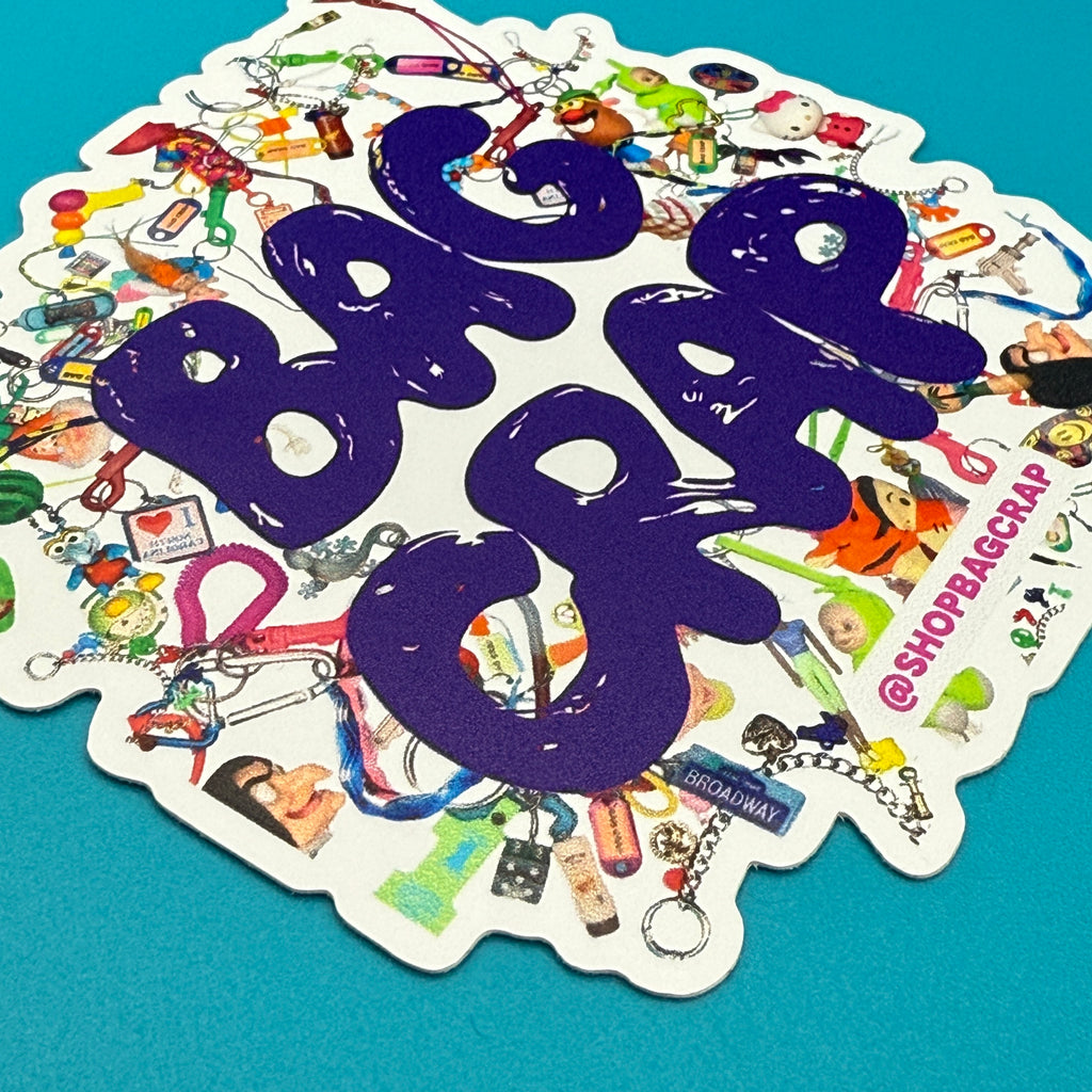 Bag Crap Signature 3” Waterproof Sticker