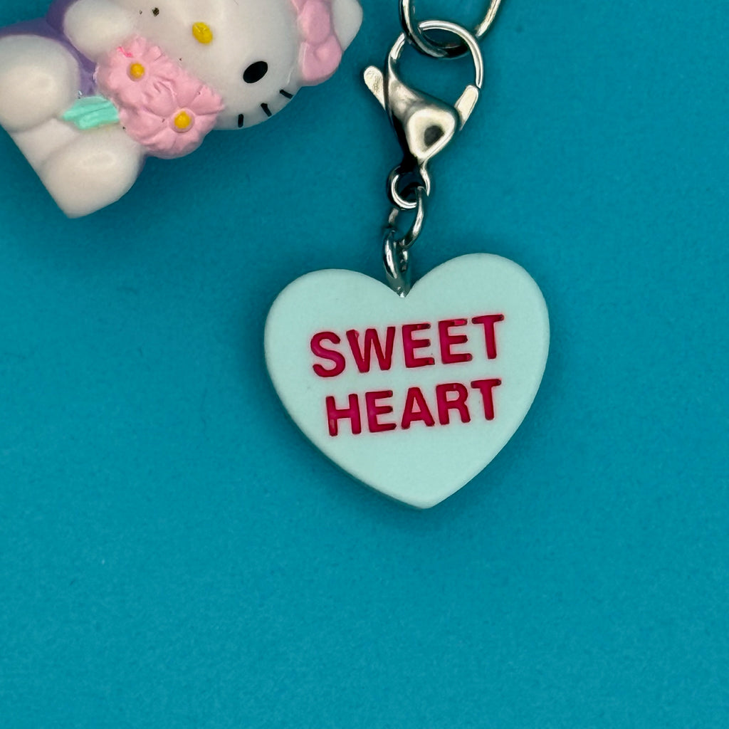 Mini Hello Kitty + Sweet Heart Trinket Bag Charm Set