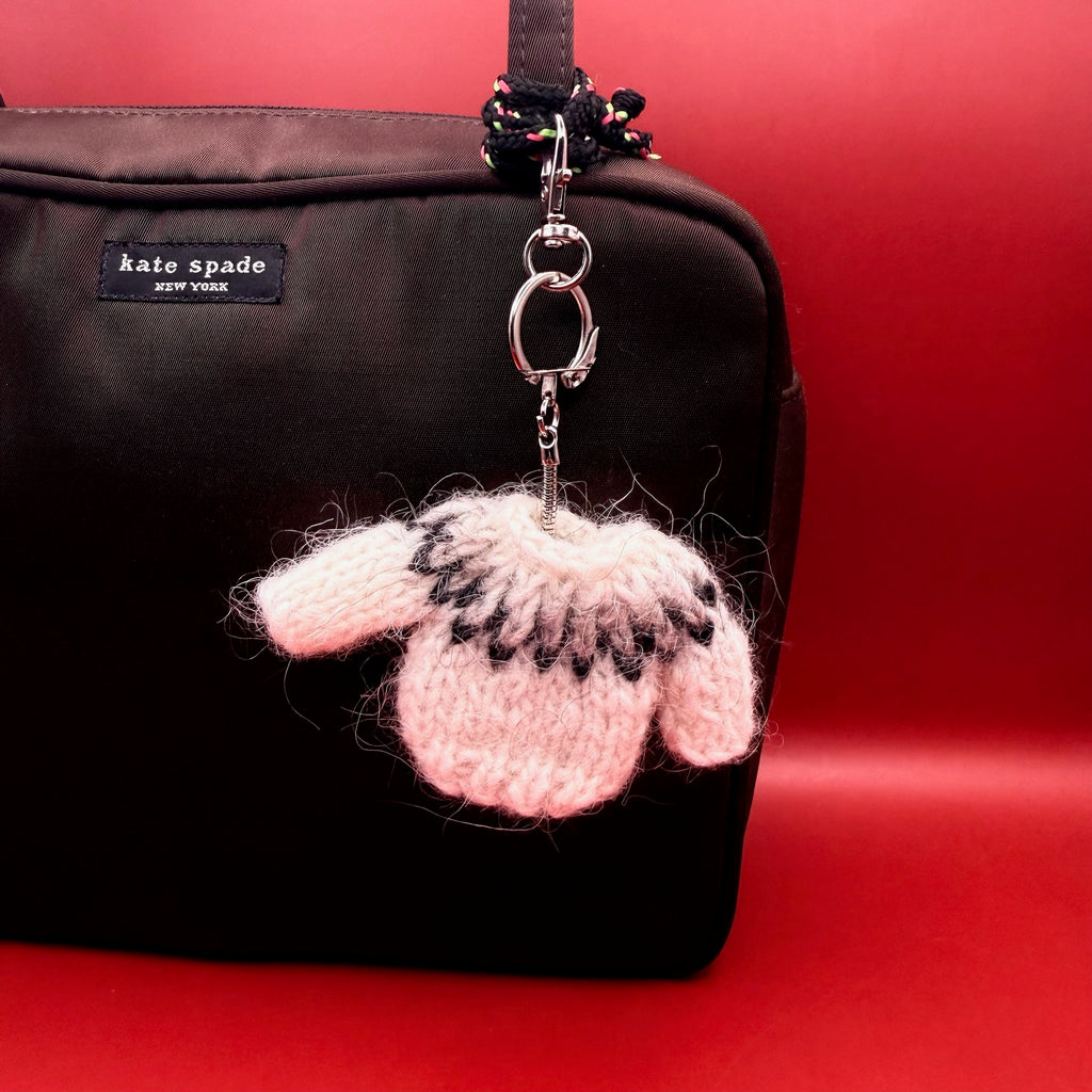 100% Scottish Wool Mini Sweater Bag Charms
