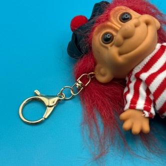 SALE:  Troll Doll  : Lucky France - troll charms troll keychains vintage keychain vintage charms for bag nostalgia vintage keychains y2k collectible - Bag Crap