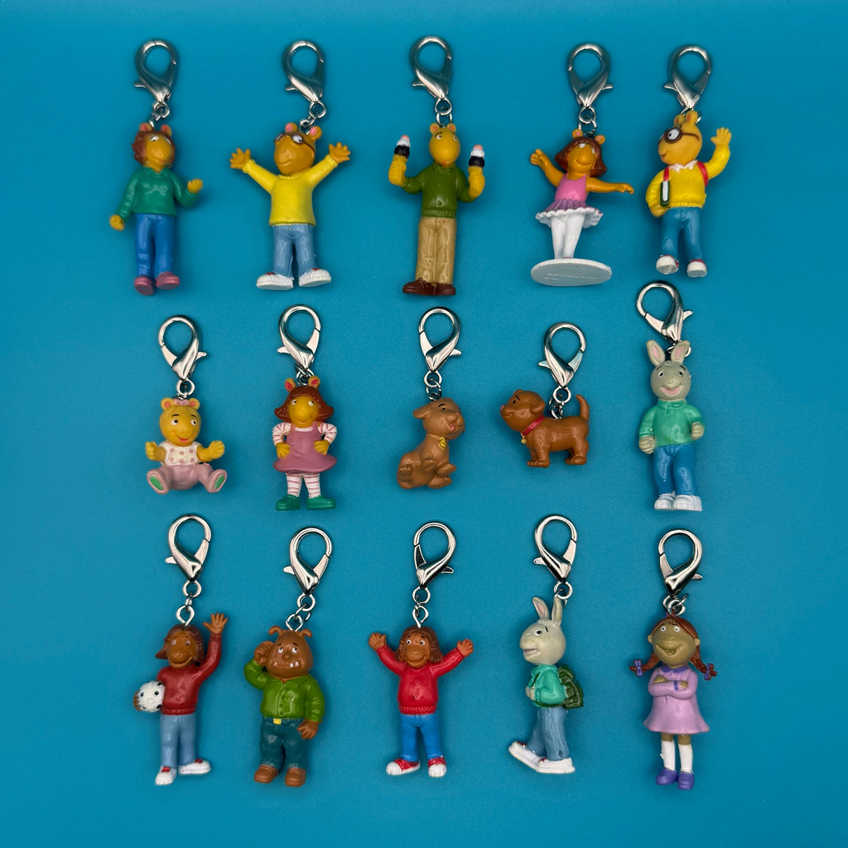 RARE  ‘90s Arthur PBS Character Mini  s -  vintage keychain vintage charms for bag nostalgia vintage keychains y2k collectible - Bag Crap