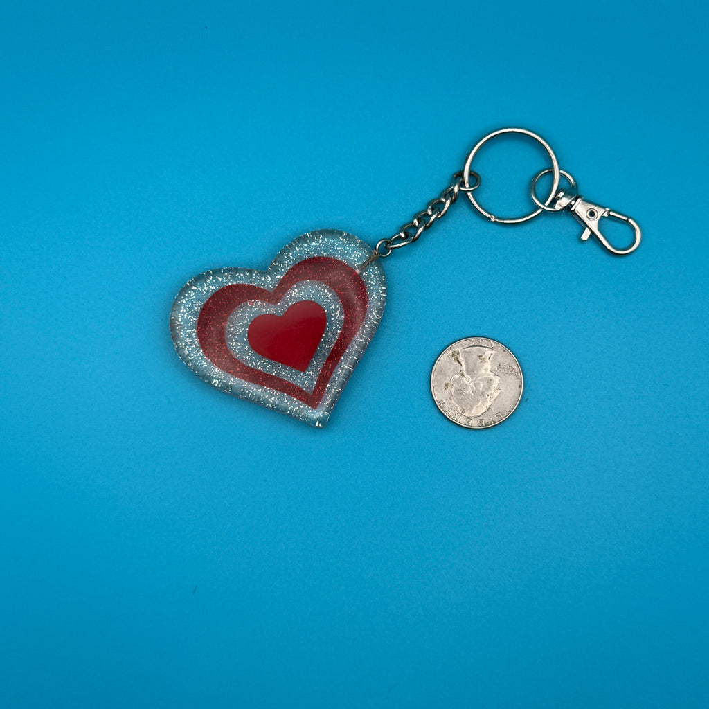 Vintage 1980s-2000s Valentines Keychains & Bag Charms: You Pick