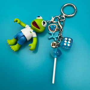 1:1 Retro Kermit the Frog   Pack - vintage bag charm packs nostalgia vintage y2k vintage keychain vintage charms for bag nostalgia vintage keychains y2k collectible - Bag Crap