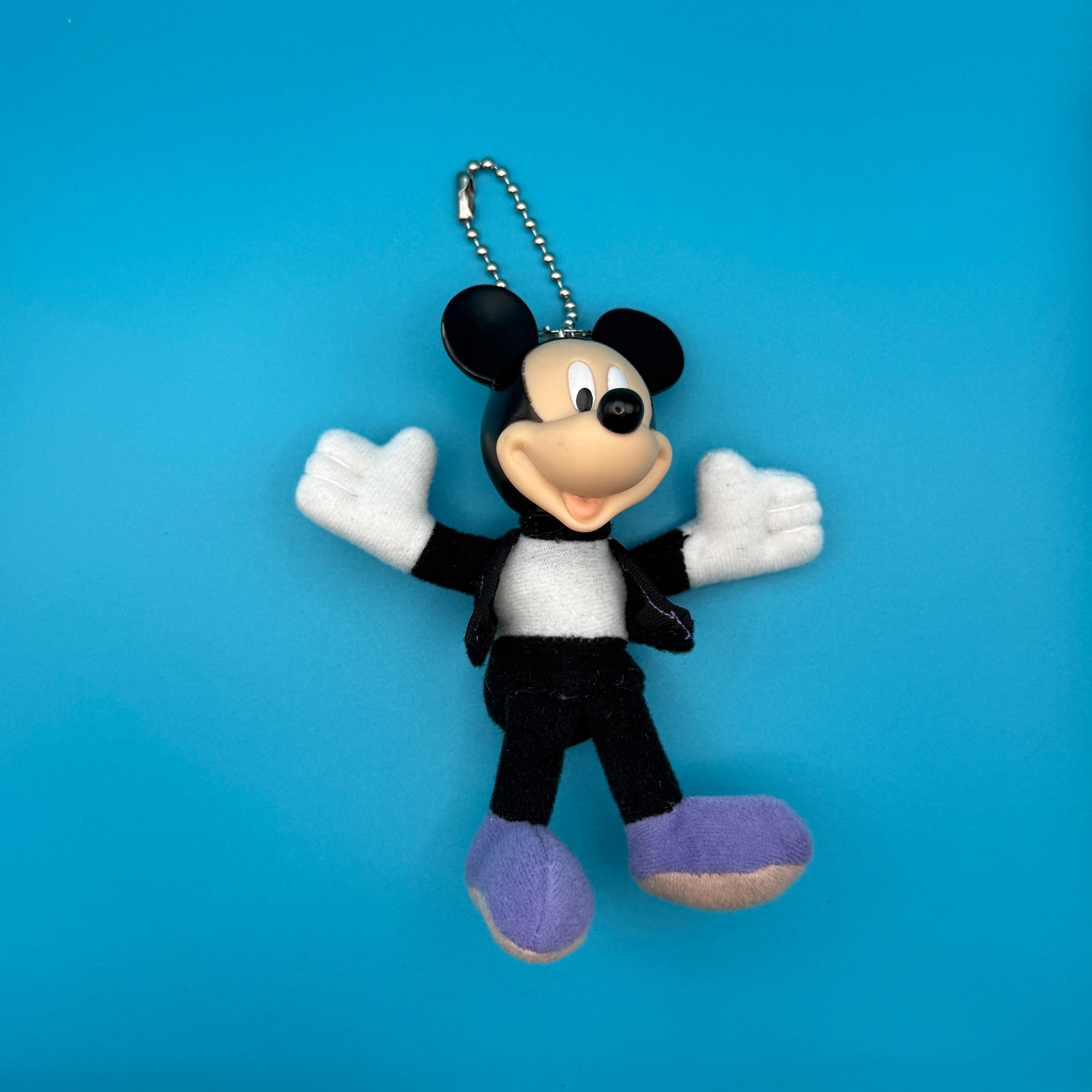 90s Mickey Mouse 5' -  vintage keychain vintage charms for bag nostalgia vintage keychains y2k collectible - Bag Crap